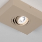 Foto 75444-9: Platte led opbouwspot in het beige
