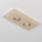 Foto 75445-9: Platte led opbouwspot in het beige