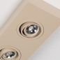Foto 75446-11: Platte led opbouwspot in het beige