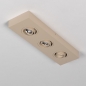 Foto 75446-9: Platte led opbouwspot in het beige