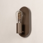 Foto 75452-10: Koffiebruine Fitting Wandlamp – Uniek Design met Ovale Wandplaat