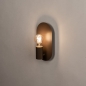 Foto 75452-6: Koffiebruine Fitting Wandlamp – Uniek Design met Ovale Wandplaat