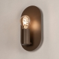 Foto 75452-7: Koffiebruine Fitting Wandlamp – Uniek Design met Ovale Wandplaat