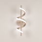 Foto 75456-4: Beige led krul wandlamp met drie dim standen