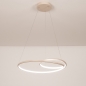 Foto 75462-3: Dimbare, beige led hanglamp in prachtig design (Ø50cm)