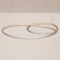 Foto 75462-5: Dimbare, beige led hanglamp in prachtig design (Ø50cm)