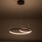 Foto 75463-5: Een dimbare, bruine led hanglamp in prachtig design