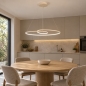 Foto 75464-10: Stijlvol, modern en compact! Een dimbare, beige led hanglamp in prachtig design