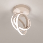 Foto 75467-4: Beige led plafondlamp met drie dim standen