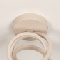 Foto 75467-8: Beige led plafondlamp met drie dim standen