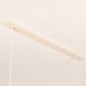 Foto 75471-15: Grote beige hanglamp met twee kappen