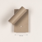Foto 75503-1: Moderne wandlamp mat taupe met schakelaar en verstelbare spot