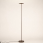Foto 75511-7: Koffiebruine vloerlamp uplighter met dimbare led verlichting