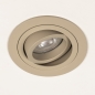Foto 75516-10: Ronde GU10 inbouwspot in het beige