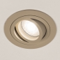 Foto 75516-11: Ronde GU10 inbouwspot in het beige