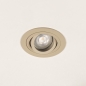 Foto 75516-7: Ronde GU10 inbouwspot in het beige