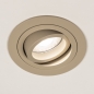 Foto 75516-9: Ronde GU10 inbouwspot in het beige