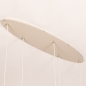 Foto 75531-16: Vijf lichts hanglamp in prachtige beige kleur!