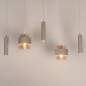 Foto 75531-4: Vijf lichts hanglamp in prachtige beige kleur!