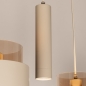 Foto 75534-14: Vijf lichts hanglamp in prachtige beige kleur!