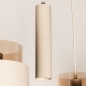 Foto 75534-15: Vijf lichts hanglamp in prachtige beige kleur!