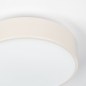 Foto 75540-7: Ronde, beige plafondlamp met wit glas