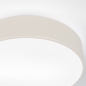 Foto 75541-6: Ronde, beige plafondlamp met wit glas