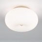 Foto 75545-4: Beige plafondlamp van glas dia 28cm