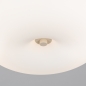 Foto 75545-6: Beige plafondlamp van glas dia 28cm