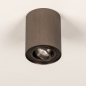 Foto 75559-6: Koffie bruine GU10 plafondspot – subtiele elegance voor je ruimte