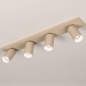 Foto 75569-4: Beige 4-lichts opbouwspot