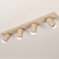 Foto 75569-5: Beige 4-lichts opbouwspot
