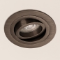 Foto 75570-12: Ronde GU10 inbouwspot in koffiebruin