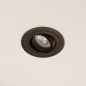 Foto 75570-6: Ronde GU10 inbouwspot in koffiebruin
