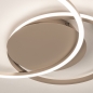 Foto 75619-8: Dimbare, taupekleurige plafondlamp in ronde vormgeving
