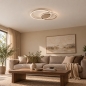 Foto 75623-10: Moderne led plafondlamp, groot formaat, in taupe kleur