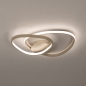 Foto 75624-2: Dimbare, beige plafondlamp in organische vormgeving