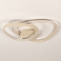 Foto 75624-5: Dimbare, beige plafondlamp in organische vormgeving