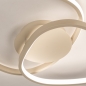 Foto 75624-6: Dimbare, beige plafondlamp in organische vormgeving