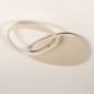 Foto 75627-5: Dimbare, beige plafondlamp in organische vormgeving met dicht vlak als extra accent!