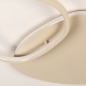 Foto 75627-7: Dimbare, beige plafondlamp in organische vormgeving met dicht vlak als extra accent!