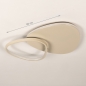 Foto 75627-8 maatindicatie: Dimbare, beige plafondlamp in organische vormgeving met dicht vlak als extra accent!