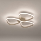 Foto 75630-2: Beige led plafondlamp in mooie vormen