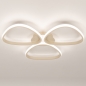 Foto 75630-3: Beige led plafondlamp in mooie vormen