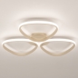 Foto 75630-4: Beige led plafondlamp in mooie vormen
