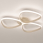 Foto 75630-5: Beige led plafondlamp in mooie vormen