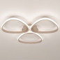 Foto 75631-3: Taupe led plafondlamp in mooie vormen