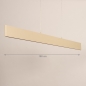 Foto 75633-11: Beige Hanglamp met Up-and-Down Verlichting – Modern, Dimbaar en Stijlvol
