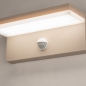 Foto 75644-11: Moderne, led buitenlamp in beige en voorzien van bewegingsmelder