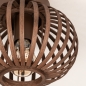 Foto 75668-7: Bambus-Deckenlampe in Walnussfarbe